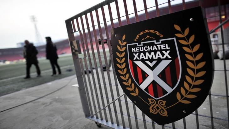 A gate at Neuchatel Xamax's stadium